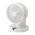 上下左右自動首振り DCタイプ 360度大型サーキュレーター(18cm SU02NR ホワイト) 1枚目画像