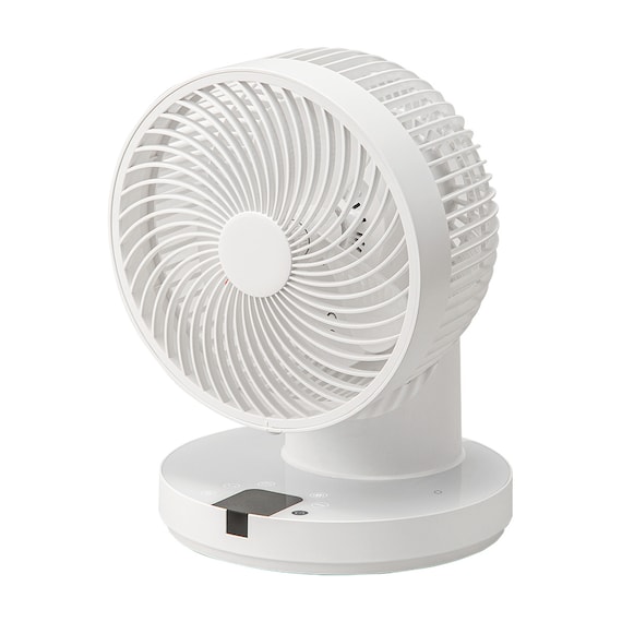 上下左右自動首振り DCタイプ 360度大型サーキュレーター(18cm SU02NR ホワイト) 1枚目画像
