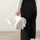 上下左右自動首振り DCタイプ 360度大型サーキュレーター(18cm SU02NR ホワイト) 12枚目画像