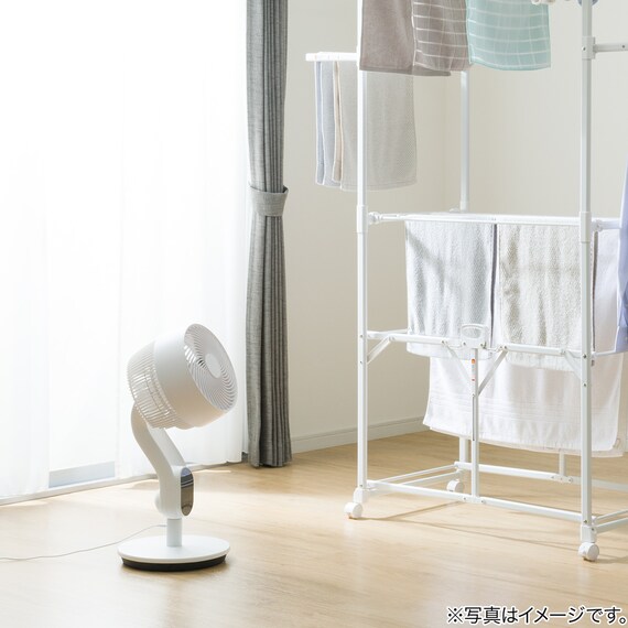 上下左右自動首振り DCタイプ リビングサーキュレーター(18cm SD01NR ホワイト) 14枚目画像