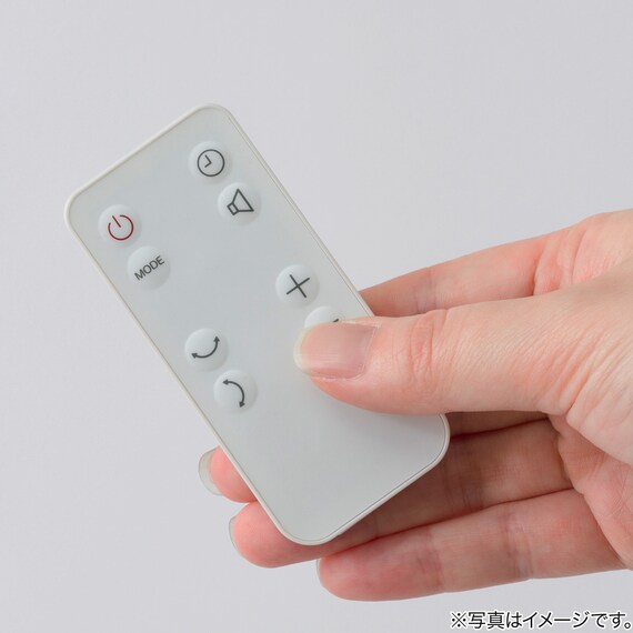 上下左右自動首振り DCタイプ リビングサーキュレーター(18cm SD01NR ホワイト) 25枚目画像