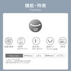 リビング扇風機(30cm FM02NR ホワイト) 2枚目画像