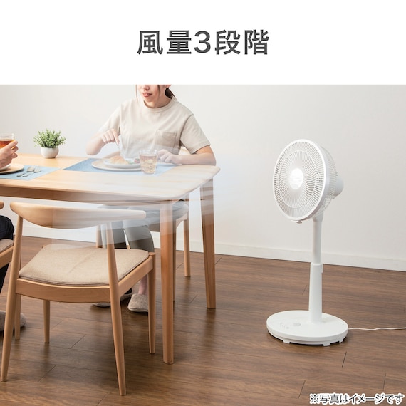 リビング扇風機(30cm FM02NR ホワイト) 4枚目画像