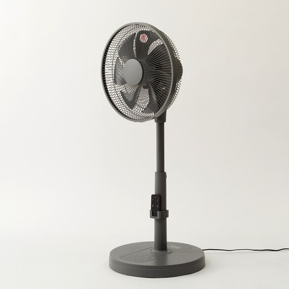 DCタイプ リモコン付きリビング扇風機(30cm FK01NR ダークグレー) 13枚目画像