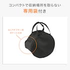 DCタイプ 折りたためるコードレス扇風機(25cm FD04NR ホワイト) 11枚目画像