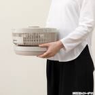 DCタイプ 折りたためるコードレス扇風機(25cm FD04NR モカ) 15枚目画像