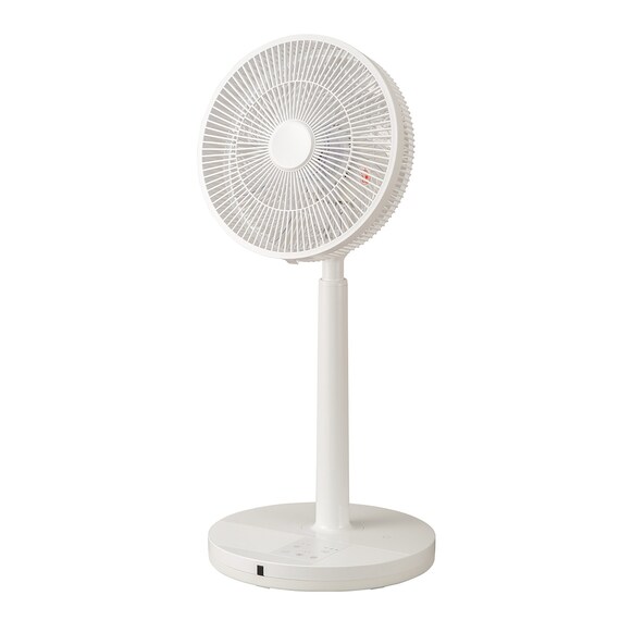 DCタイプ リモコン付き扇風機(30cm FU01NR ホワイト） 1枚目画像