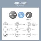 DCタイプ リモコン付き扇風機(30cm FU01NR ホワイト） 2枚目画像