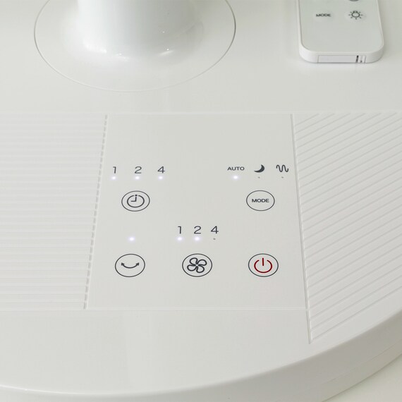 DCタイプ リモコン付き扇風機(30cm FU01NR ホワイト） 21枚目画像