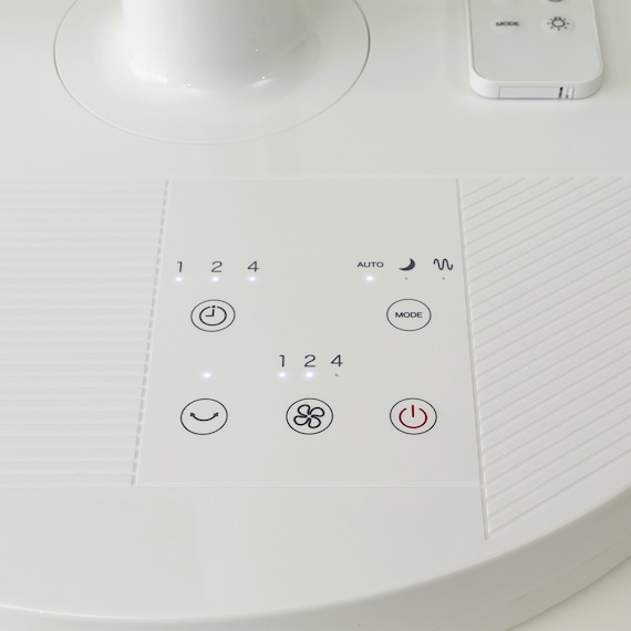 DCタイプ リモコン付き扇風機(30cm FU01NR ホワイト) 21枚目画像