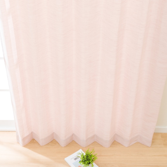 既製カーテン(RD087 ローズ 100X200X2) 3枚目画像