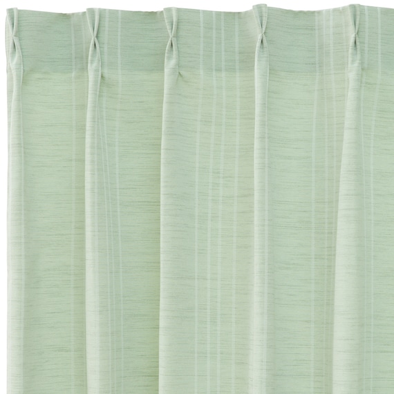 既製カーテン(RD087 グリーン 100X110X2) 4枚目画像