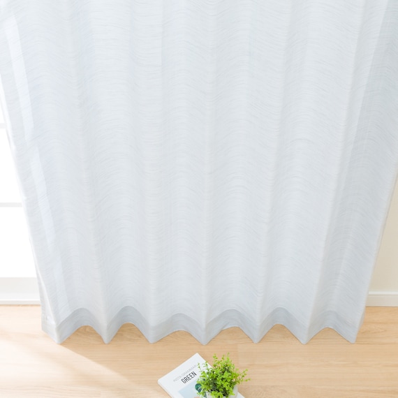 既製カーテン(RD087 ブルー 100X110X2) 3枚目画像