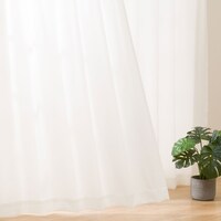 お好みサイズレースカーテン RL079 アイボリー(幅201-300/丈171-220cm)