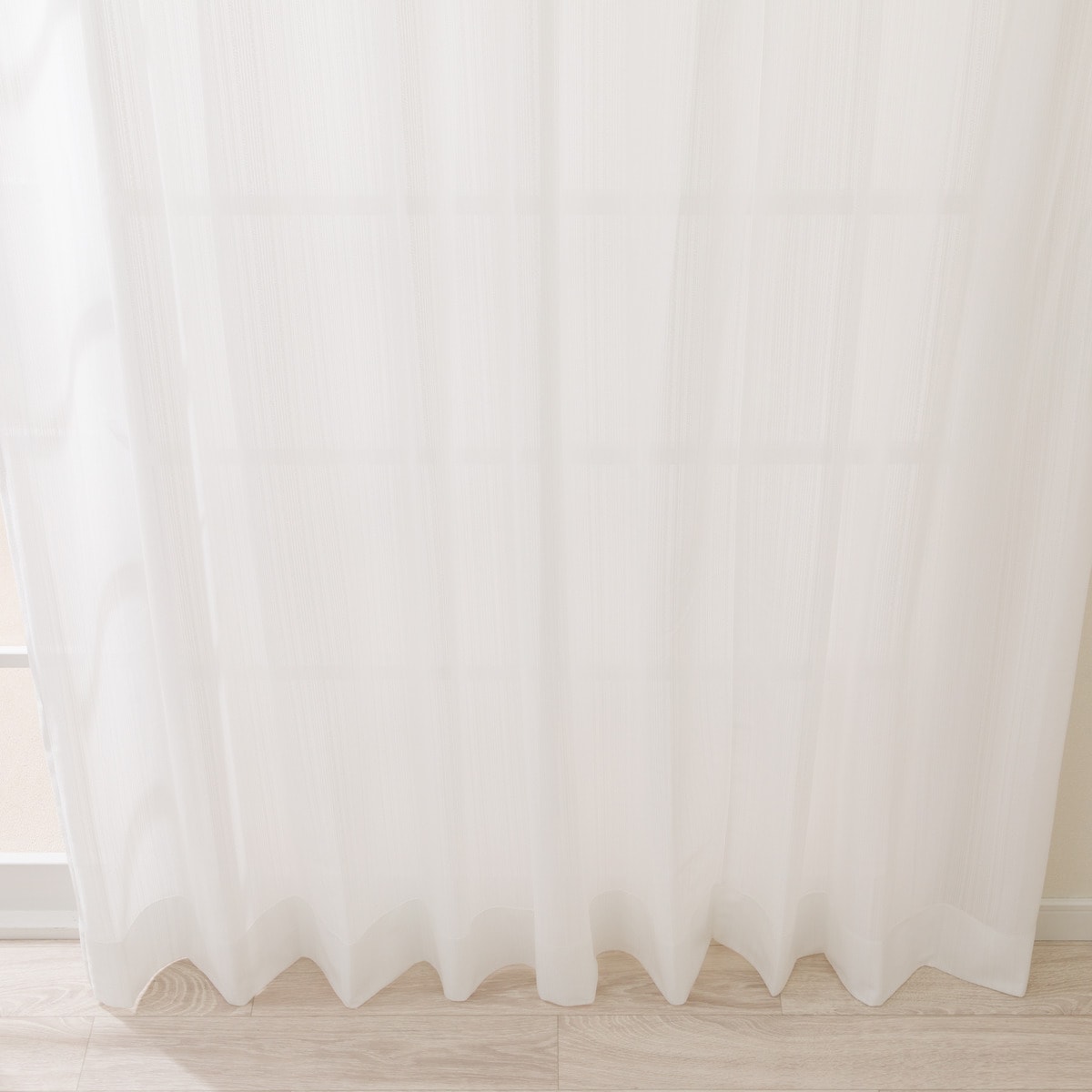 ミラーオーダーレースカーテン ラドム2 2倍ヒダ(幅-100/丈141-200cm