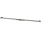 伸縮式 スチール製カーテンレール(フラン BK 3M/S) 1枚目画像