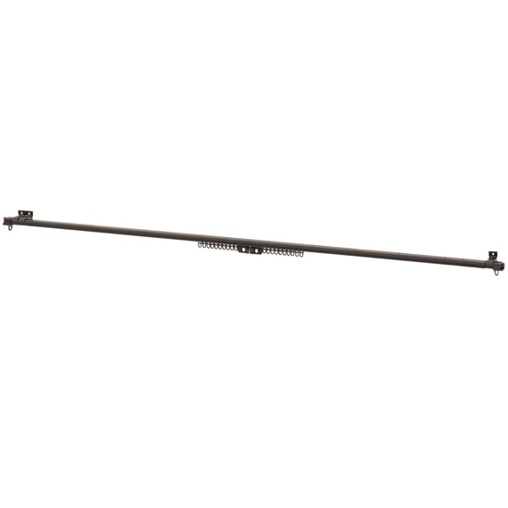 伸縮式 スチール製カーテンレール(フラン BK 3M/S) 1枚目画像