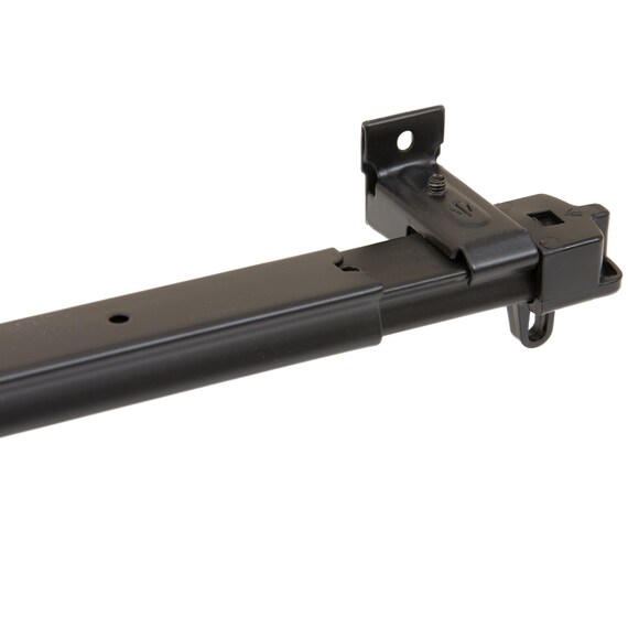 伸縮式 スチール製カーテンレール(フラン BK 3M/S) 10枚目画像