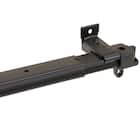 伸縮式 スチール製カーテンレール(フラン BK 3M/S) 10枚目画像