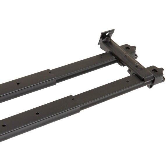 伸縮式 スチール製カーテンレール(フラン BK 3M/W) 11枚目画像