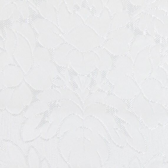 裏地付き遮光2級・遮熱ジャカードカーテン(PK032 ホワイト 100X110X2) 3枚目画像