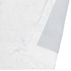 裏地付き遮光2級・遮熱ジャカードカーテン(PK032 ホワイト 100X110X2) 10枚目画像