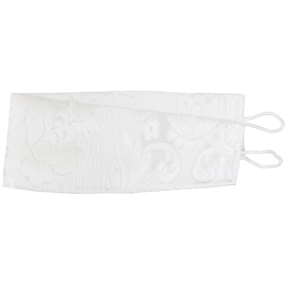 裏地付き遮光2級・遮熱ジャカードカーテン(PK032 ホワイト 100X110X2) 12枚目画像