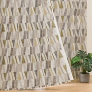 (1枚入り)裏地付き遮光2級・遮熱ジャカードカーテン(PK038 アイボリー)