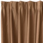 裏地付き遮光2級・遮熱ジャカードカーテン(PK036 ブラウン 100X178X2) 7枚目画像