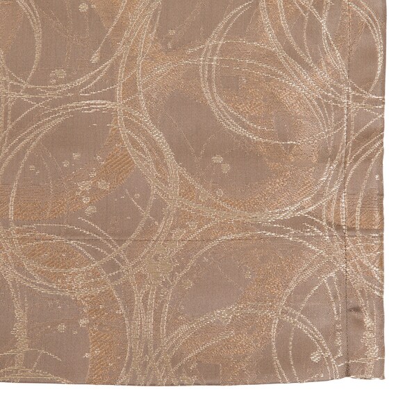 裏地付き遮光2級・遮熱ジャカードカーテン(PK036 ブラウン 100X178X2) 9枚目画像