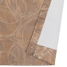 裏地付き遮光2級・遮熱ジャカードカーテン(PK036 ブラウン 100X178X2) 10枚目画像