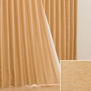 オーダーカーテン ウーノ3 イエロー 2倍ヒダ