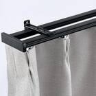 静音カーテンレール(KR3 BK 3M/W) 1枚目画像