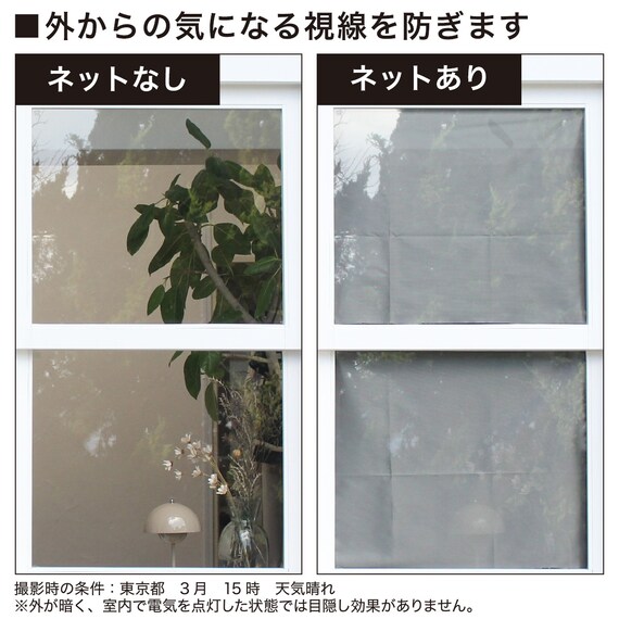 視線防止ネット(100X200X1 DH137) 3枚目画像