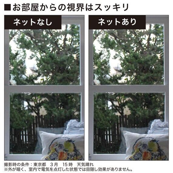 視線防止ネット(100X200X1 DH137) 4枚目画像