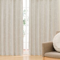 お好みサイズカーテン シマエナガ柄DH136(幅101-200/丈90-170cm)