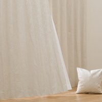 オーダーカーテン OD091C ベージュ 2倍ヒダ(幅101-200/丈-140cm)