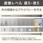 UVカット99%でも光拡散で明るい 遮熱・遮像・採光レースカーテン(RL079 100X108X2) 11枚目画像