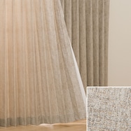 オーダーカーテン OD090 ベージュ 2倍ヒダ