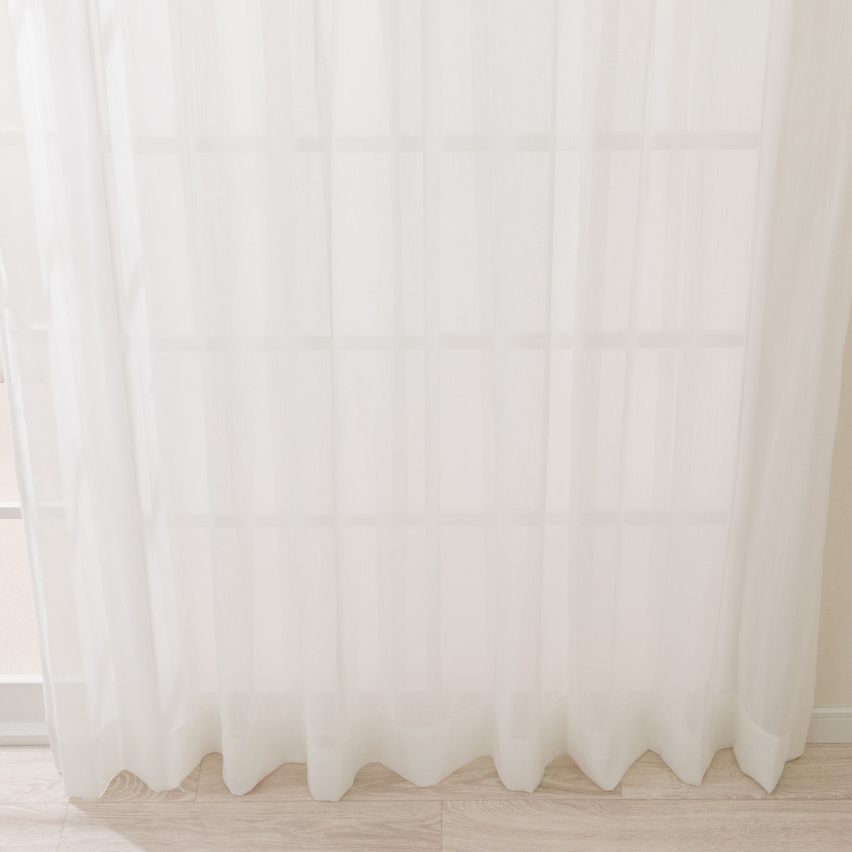 防炎オーダーレースカーテン マレーア2 2倍ヒダ(幅101-200/丈201-260cm