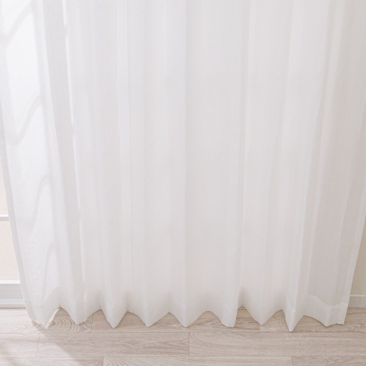 オーダーレースカーテン OL037 2倍ヒダ(幅-100/丈-140cm