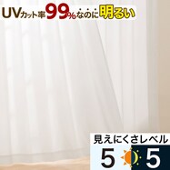 UVカット99% 遮熱･遮像･採光レースカーテン RL083
