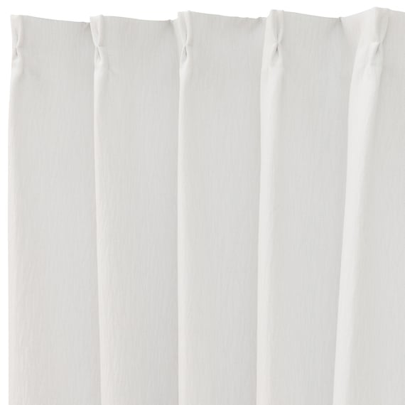 (1枚入り)裏地付き遮光2級・遮熱ジャカードカーテン(PK053 ホワイト 100X178X1) 7枚目画像