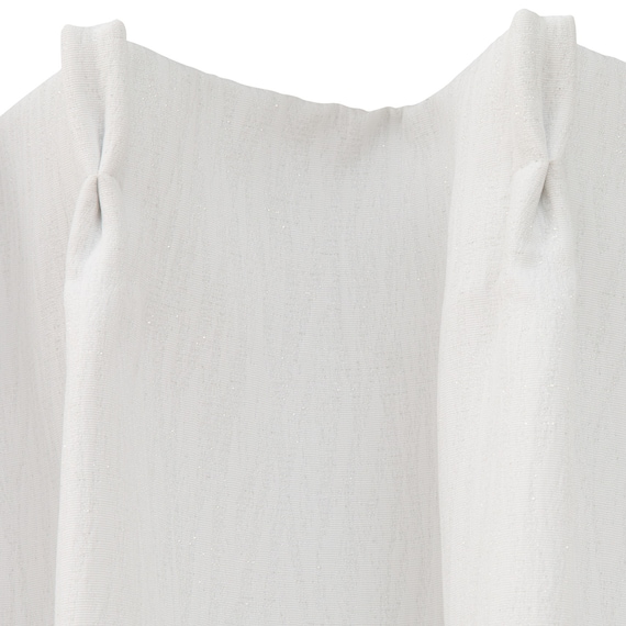 (1枚入り)裏地付き遮光2級・遮熱ジャカードカーテン(PK053 ホワイト 100X178X1) 8枚目画像