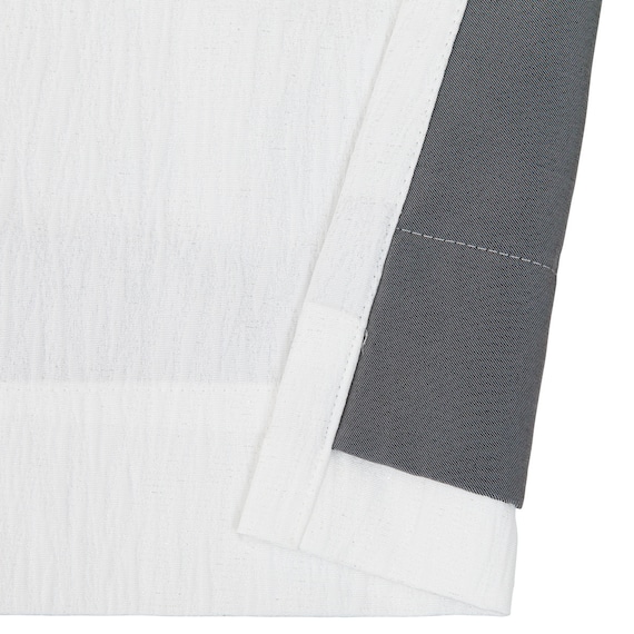 (1枚入り)裏地付き遮光2級・遮熱ジャカードカーテン(PK053 ホワイト 100X178X1) 10枚目画像