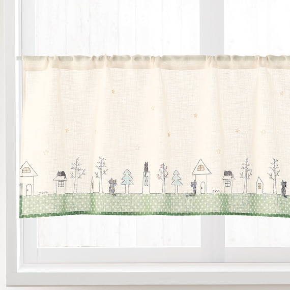 カフェカーテン(CC-CAT03 100X45) 1枚目画像