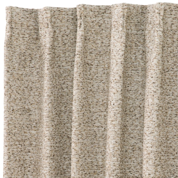 (1枚入り)裏地付き遮光2級・遮熱ジャカードカーテン(PK058 BE 100X135X1) 8枚目画像