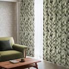 (1枚入り)裏地付き遮光2級・遮熱ジャカードカーテン(PK136 GR 100X110X1) 2枚目画像