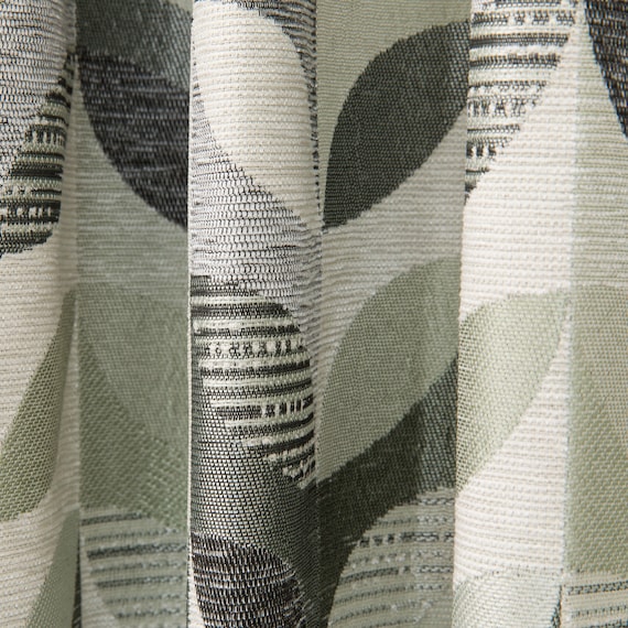 (1枚入り)裏地付き遮光2級・遮熱ジャカードカーテン(PK136 GR 100X110X1) 12枚目画像