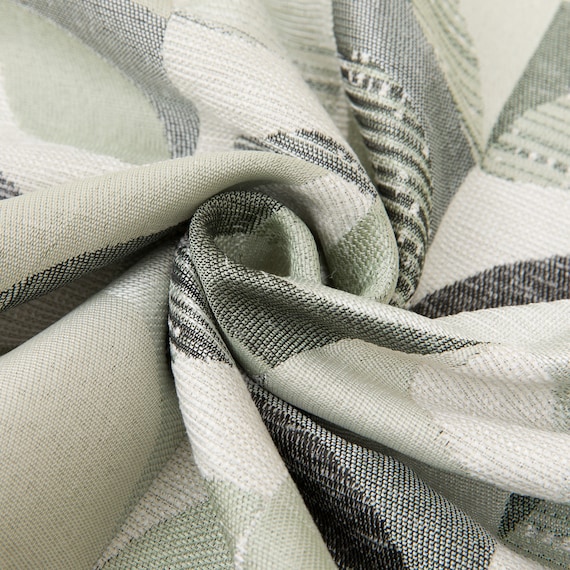 (1枚入り)裏地付き遮光2級・遮熱ジャカードカーテン(PK136 GR 100X110X1) 13枚目画像